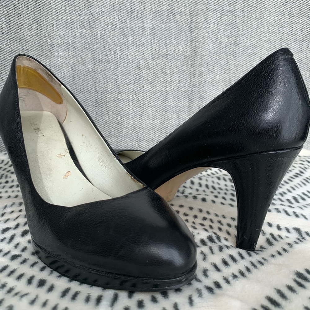 Nine West Selene Women’s Leather Platform Heels